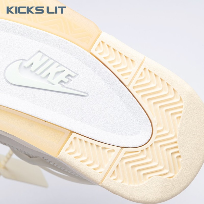 Air Jordan 4 RERO x Off-White AJ4 OW Sail Unisex