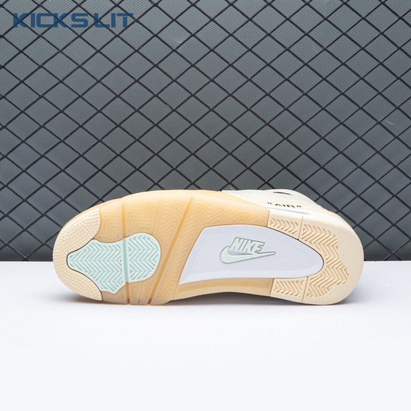 Air Jordan 4 RERO x Off-White AJ4 OW Sail Unisex