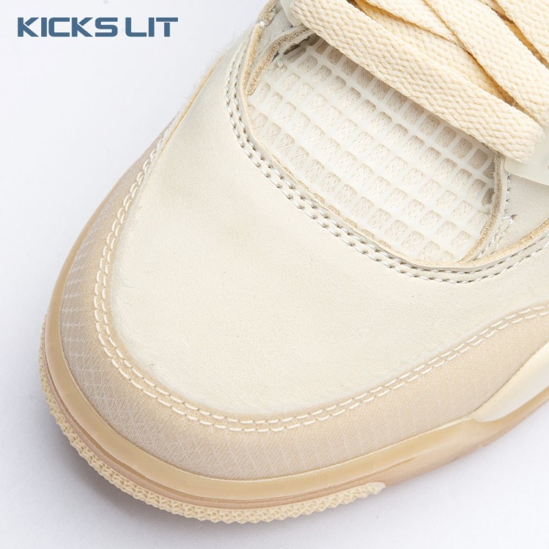 Air Jordan 4 RERO x Off-White AJ4 OW Sail Unisex