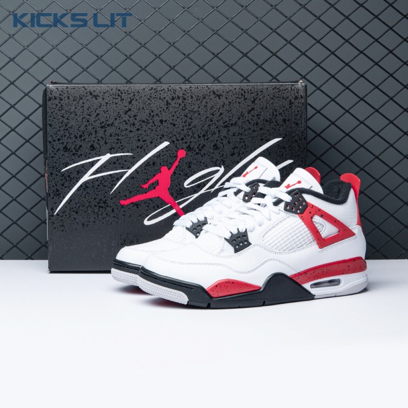 Air Jordan 4 Red Cement DH6927-161 Unisex