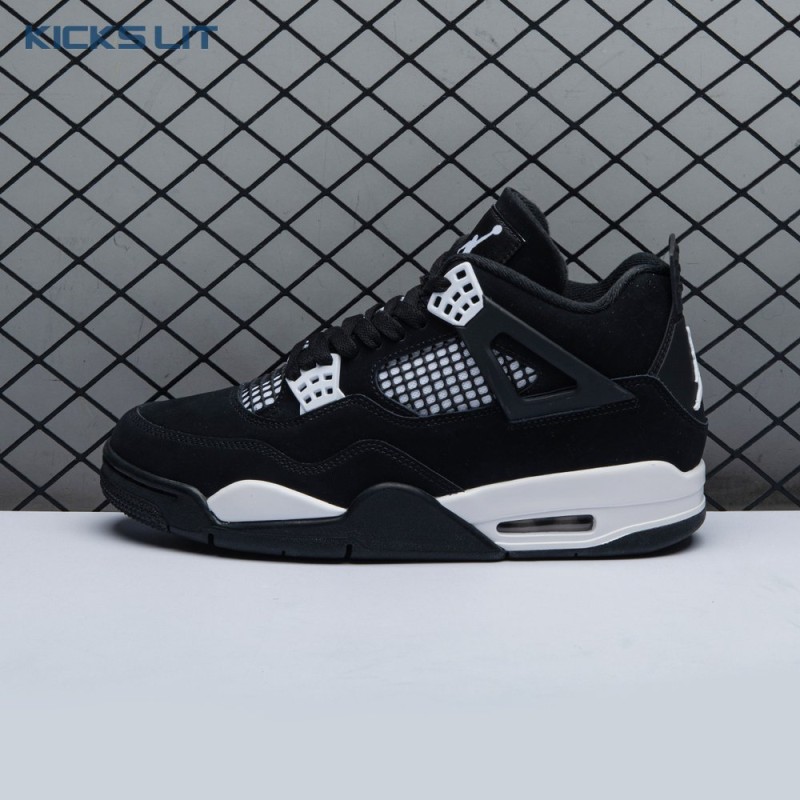 Air Jordan 4 Retro White Thunder FQ8138 001 Unisex