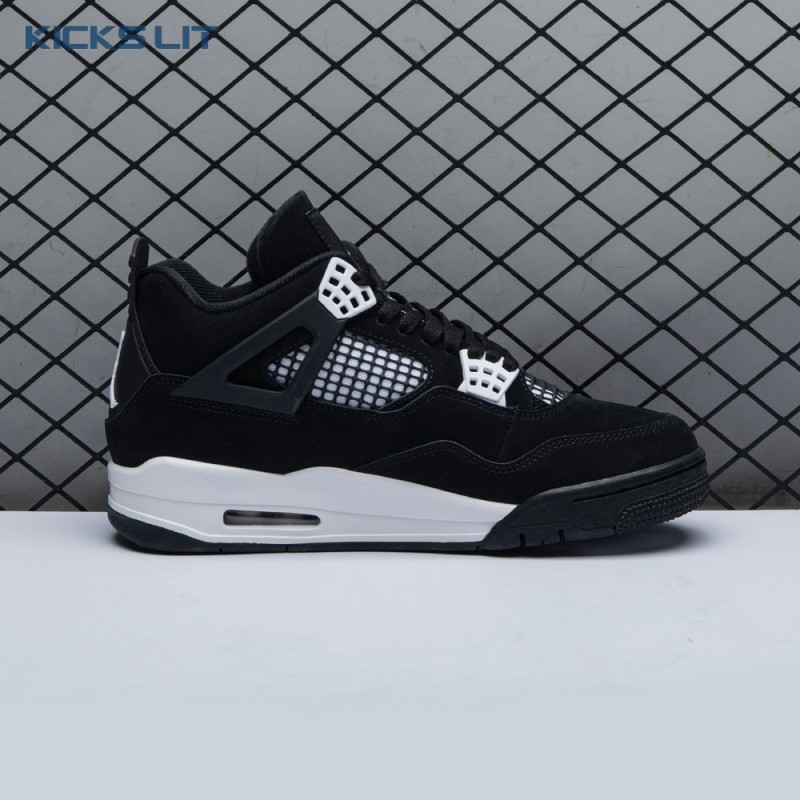 Air Jordan 4 Retro White Thunder FQ8138 001 Unisex