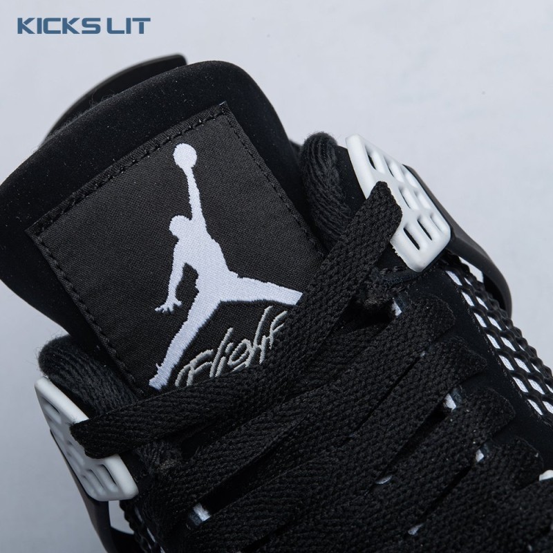 Air Jordan 4 Retro White Thunder FQ8138 001 Unisex