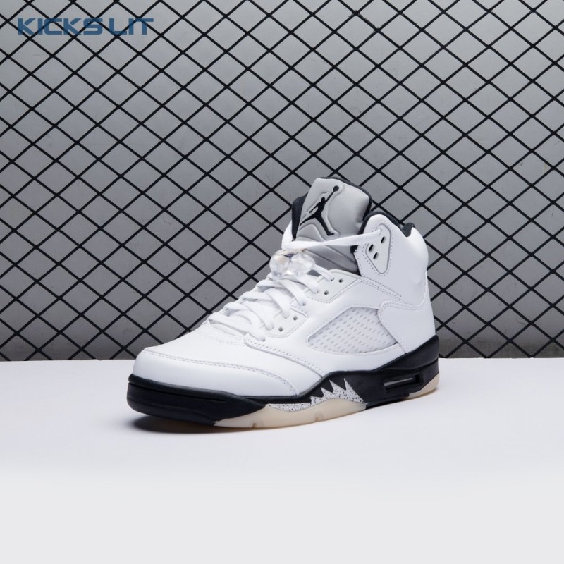 Air Jordan 5 White and Black DD0587 110 Men's Air Jordan 5 White and Black DD0587 110 Men's