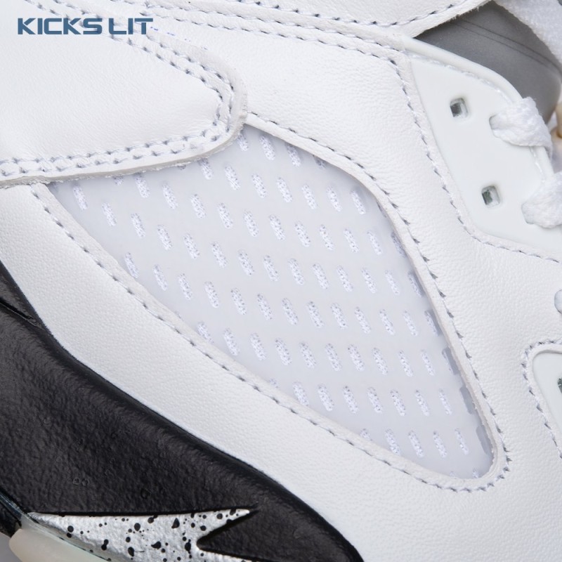 Air Jordan 5 White and Black DD0587 110 Men's Air Jordan 5 White and Black DD0587 110 Men's