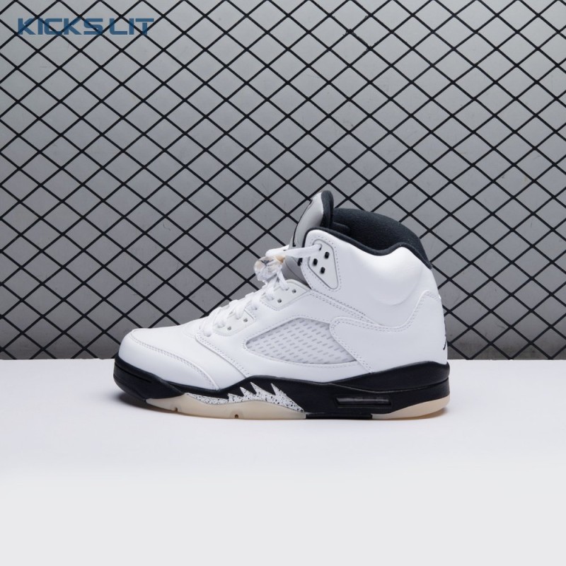 Air Jordan 5 White and Black DD0587 110 Men's Air Jordan 5 White and Black DD0587 110 Men's