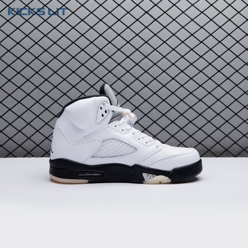 Air Jordan 5 White and Black DD0587 110 Men's Air Jordan 5 White and Black DD0587 110 Men's