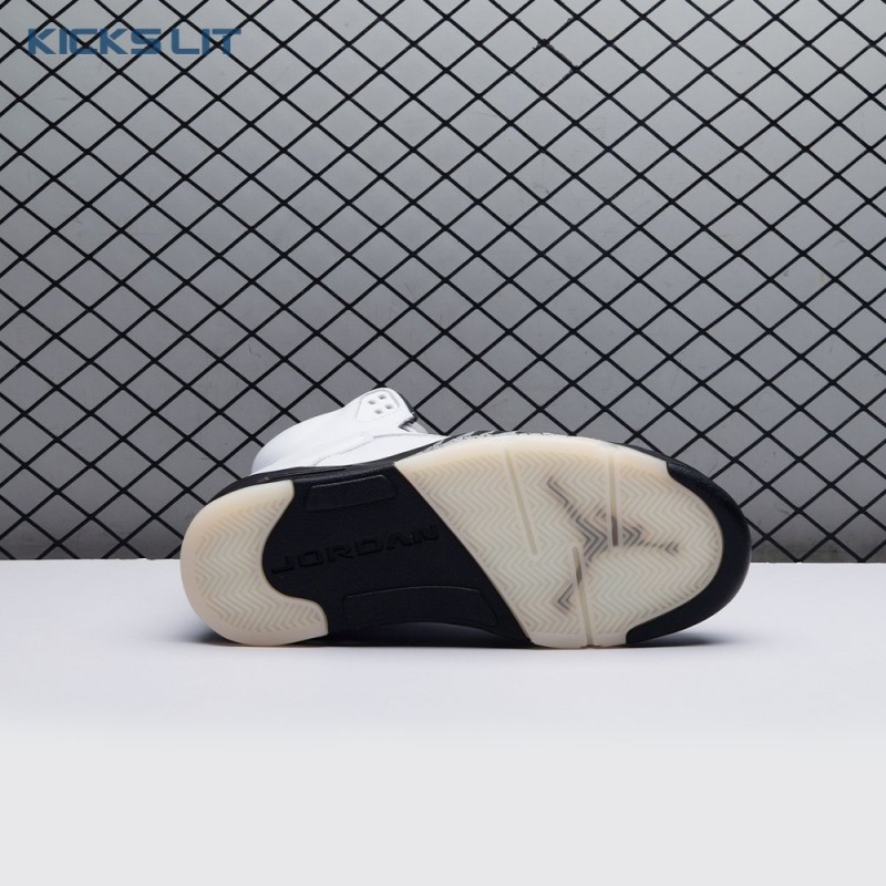Air Jordan 5 White and Black DD0587 110 Men's Air Jordan 5 White and Black DD0587 110 Men's