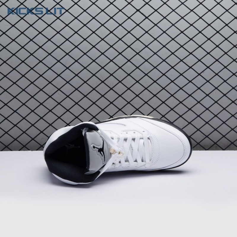 Air Jordan 5 White and Black DD0587 110 Men's Air Jordan 5 White and Black DD0587 110 Men's