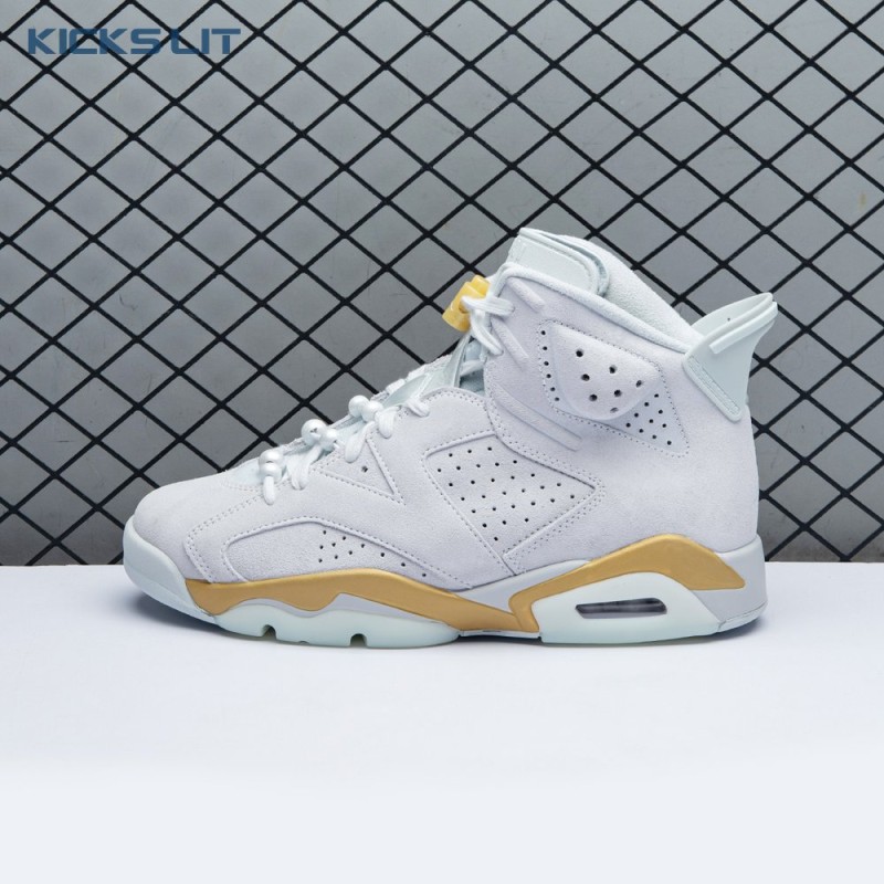 Jordan 6 Retro Craft Paris Olympics Pearl DQ4914 074 Men's Jordan 6 Retro Craft Paris Olympics Pearl DQ4914 074 Men's