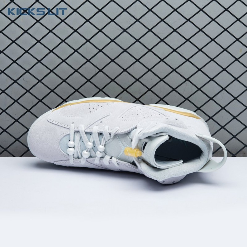 Jordan 6 Retro Craft Paris Olympics Pearl DQ4914 074 Men's Jordan 6 Retro Craft Paris Olympics Pearl DQ4914 074 Men's