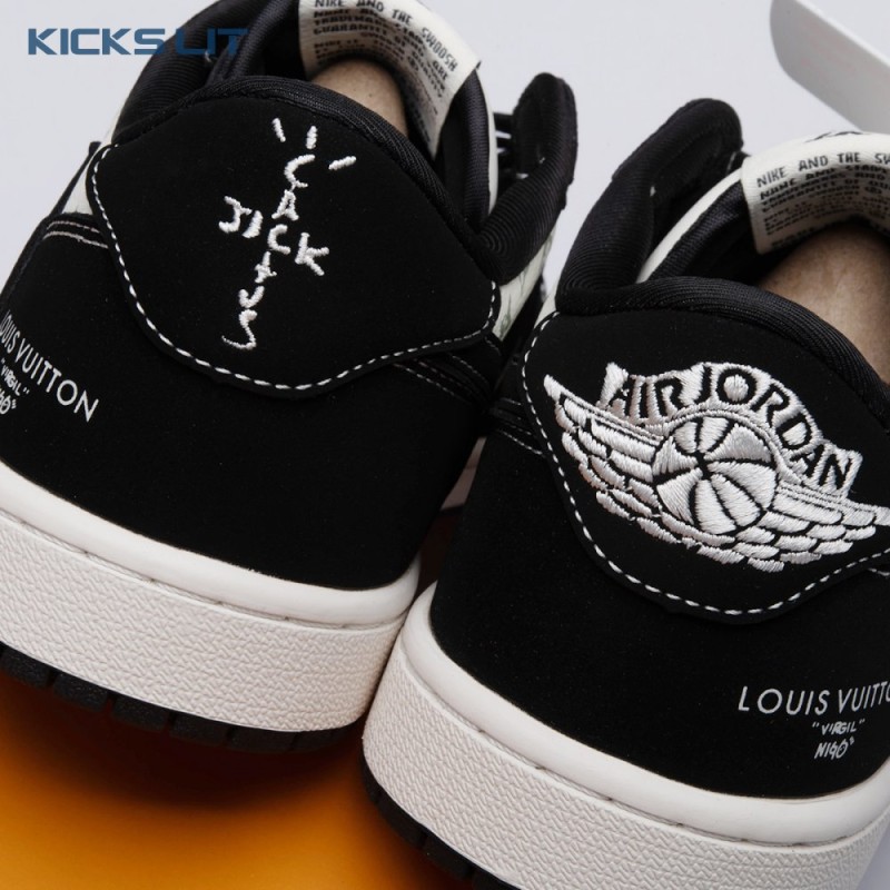 Travis Scott x Fragment Design x Air Jordan 1 Low OG SP Black Off White Grey LX1988-200 Unisex Travis Scott x Fragment Design x Air Jordan 1 Low OG SP Black Off White Grey LX1988-200 Unisex
