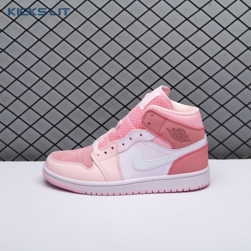 Jordan 1 Mid Digital Pink CW5379-600 Women's Jordan 1 Mid Digital Pink CW5379-600 Women's
