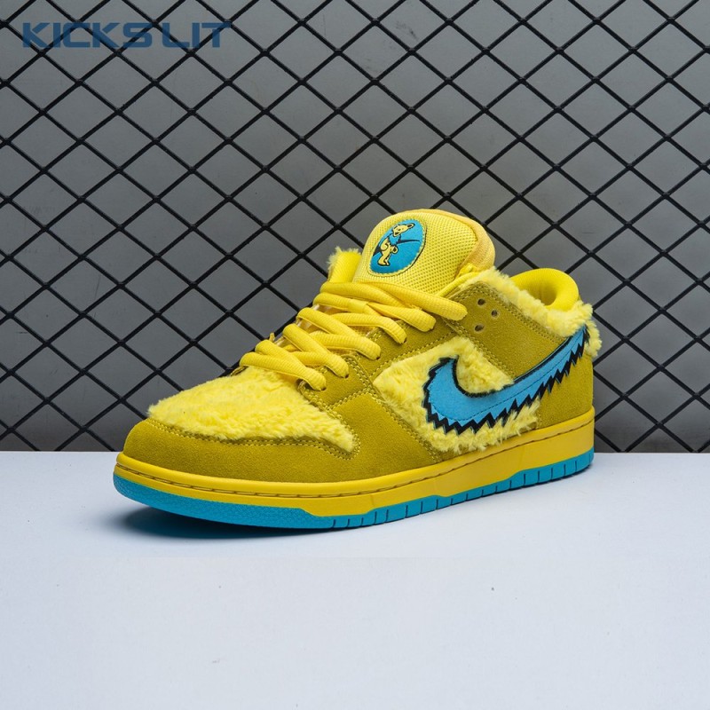 Grateful Dead x Dunk Low SB 'Yellow Bear' Unisex Grateful Dead x Dunk Low SB 'Yellow Bear' Unisex