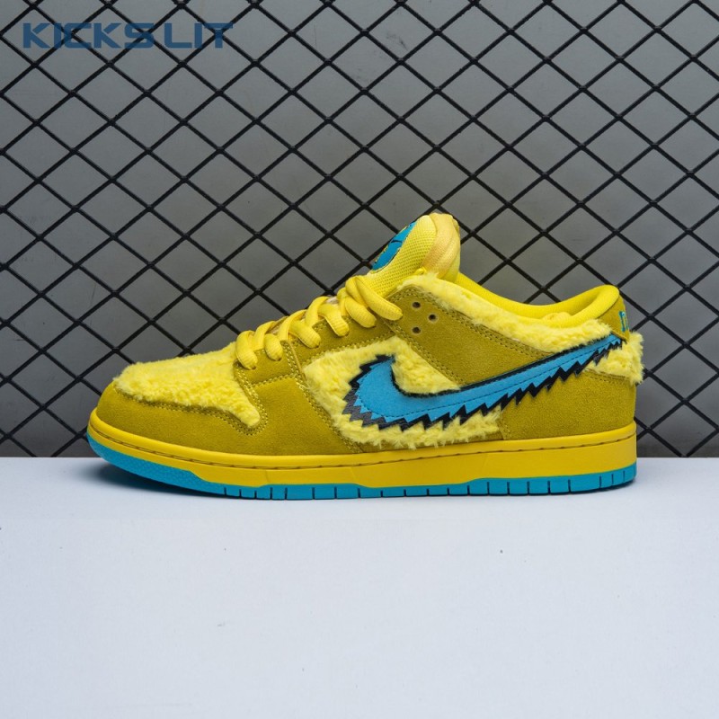 Grateful Dead x Dunk Low SB 'Yellow Bear' Unisex Grateful Dead x Dunk Low SB 'Yellow Bear' Unisex