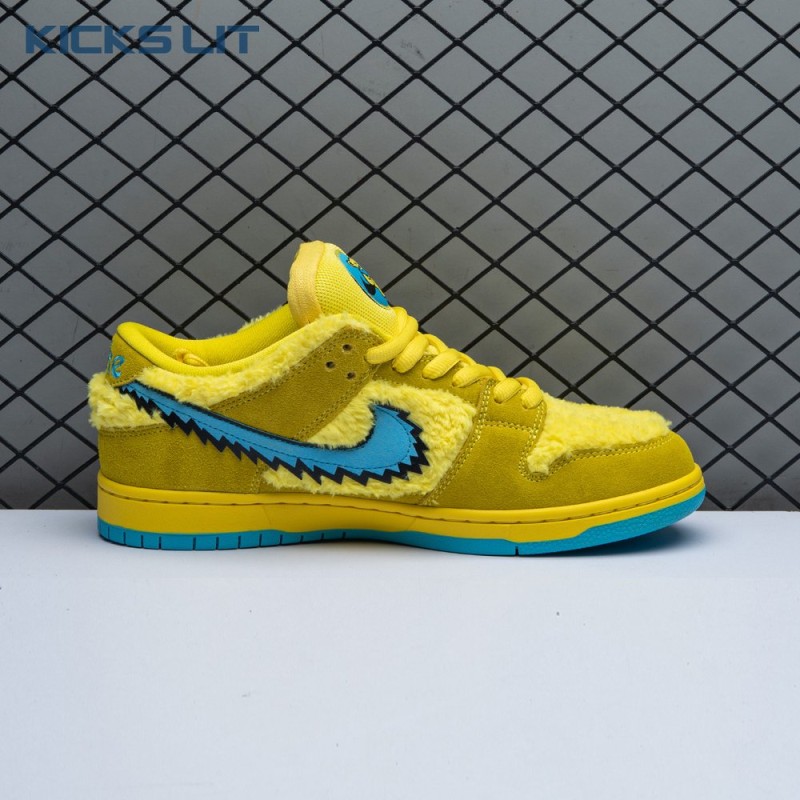 Grateful Dead x Dunk Low SB 'Yellow Bear' Unisex Grateful Dead x Dunk Low SB 'Yellow Bear' Unisex