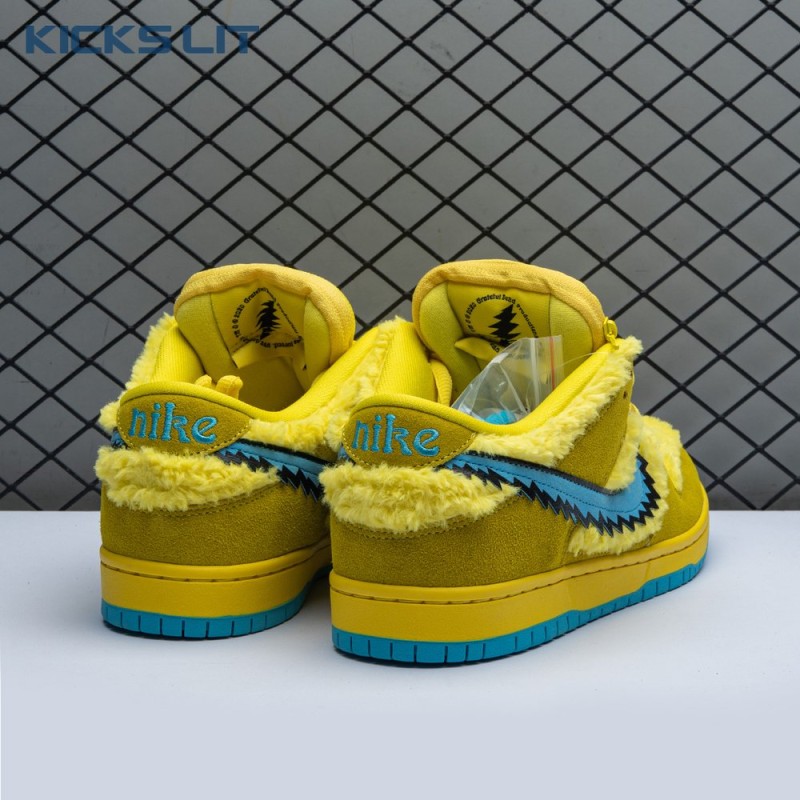 Grateful Dead x Dunk Low SB 'Yellow Bear' Unisex Grateful Dead x Dunk Low SB 'Yellow Bear' Unisex