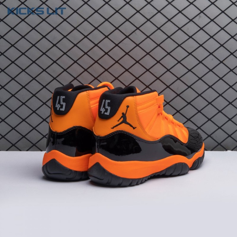 Jordan 11 Retro Black Orange CT8012-800 Men's Jordan 11 Retro Black Orange CT8012-800 Men's