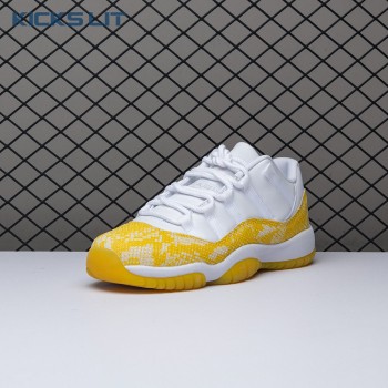 Jordan 11 Retro Low Tour Yellow Snakeskin AH7860-107 Men's