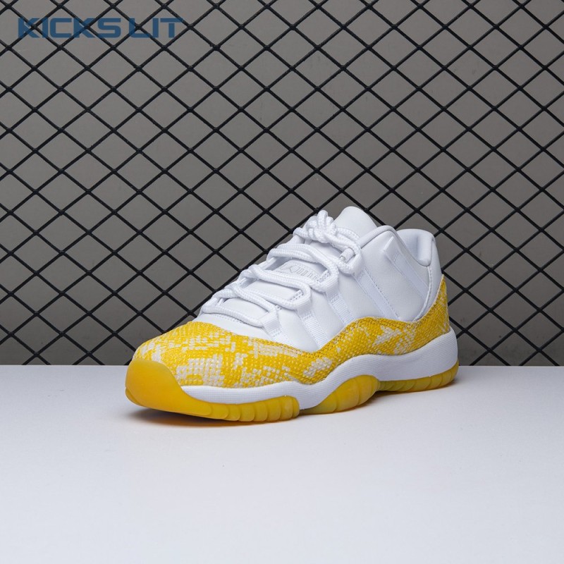 Jordan 11 Retro Low Tour Yellow Snakeskin AH7860-107 Men's