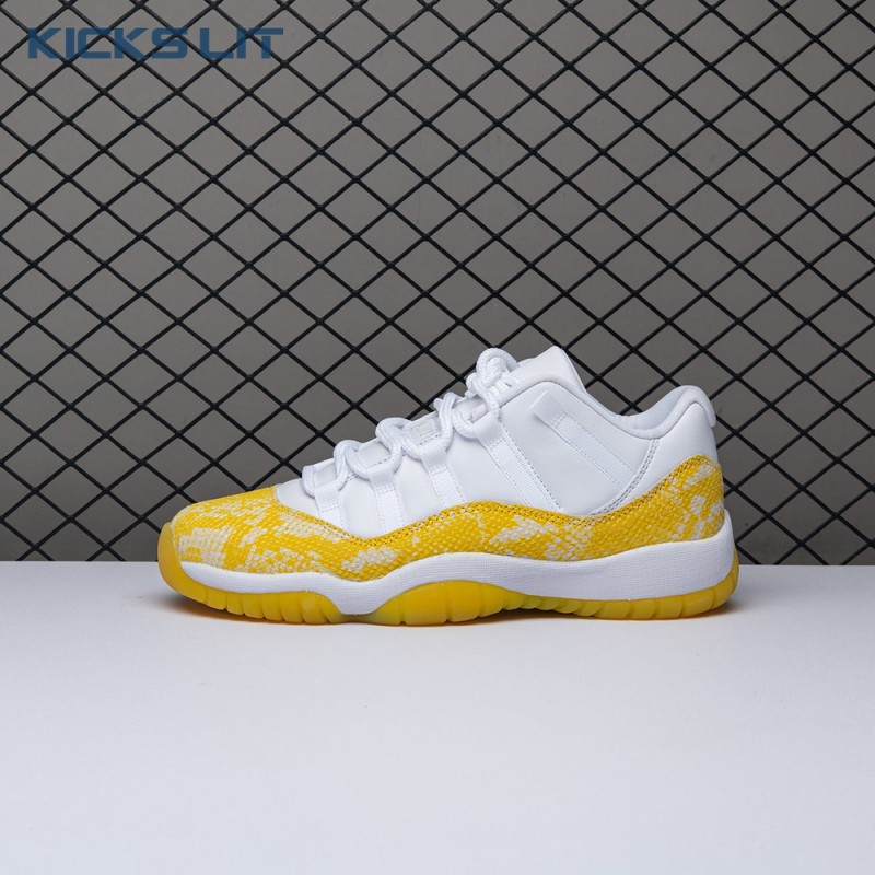 Jordan 11 Retro Low Tour Yellow Snakeskin AH7860-107 Men's