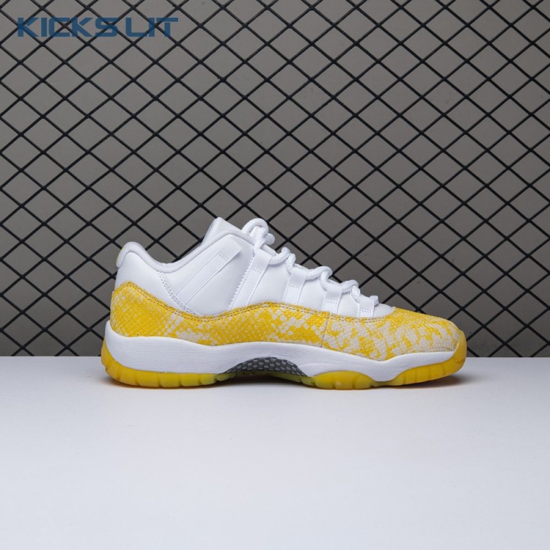 Jordan 11 Retro Low Tour Yellow Snakeskin AH7860-107 Men's