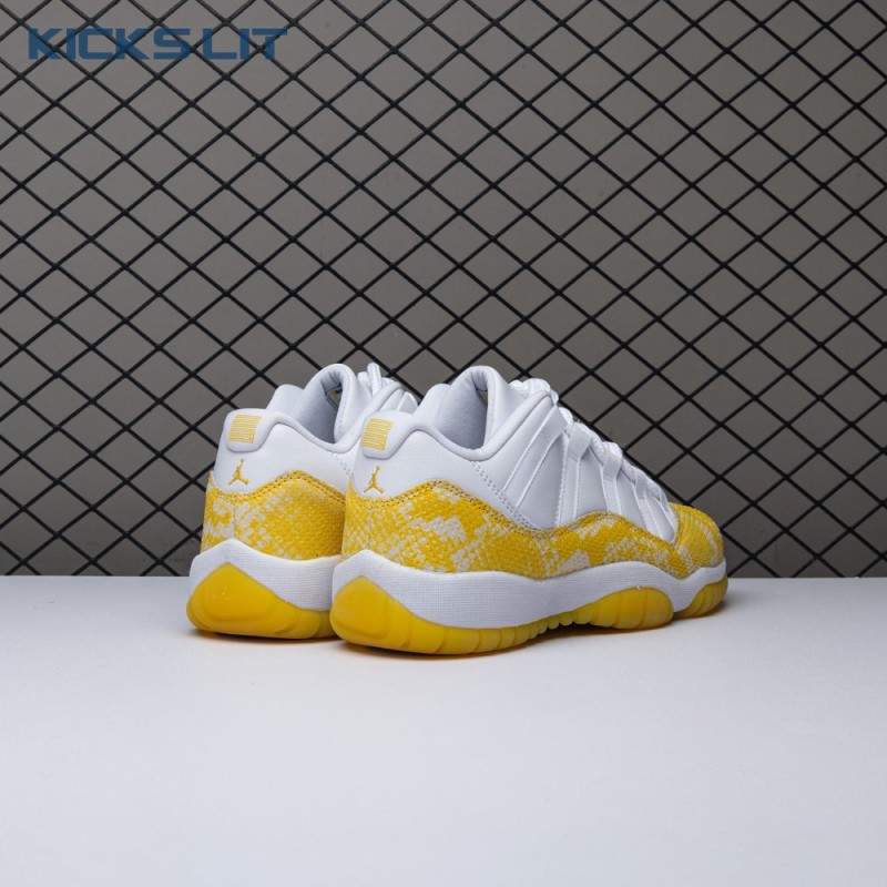 Jordan 11 Retro Low Tour Yellow Snakeskin AH7860-107 Men's