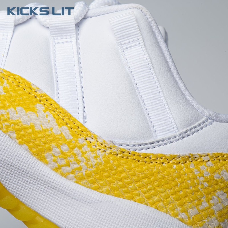Jordan 11 Retro Low Tour Yellow Snakeskin AH7860-107 Men's