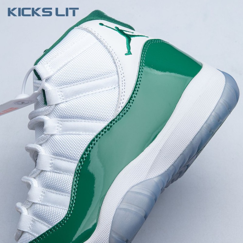 Jordan 11 Retro White Green CT8012-113 Men's Jordan 11 Retro White Green CT8012-113 Men's