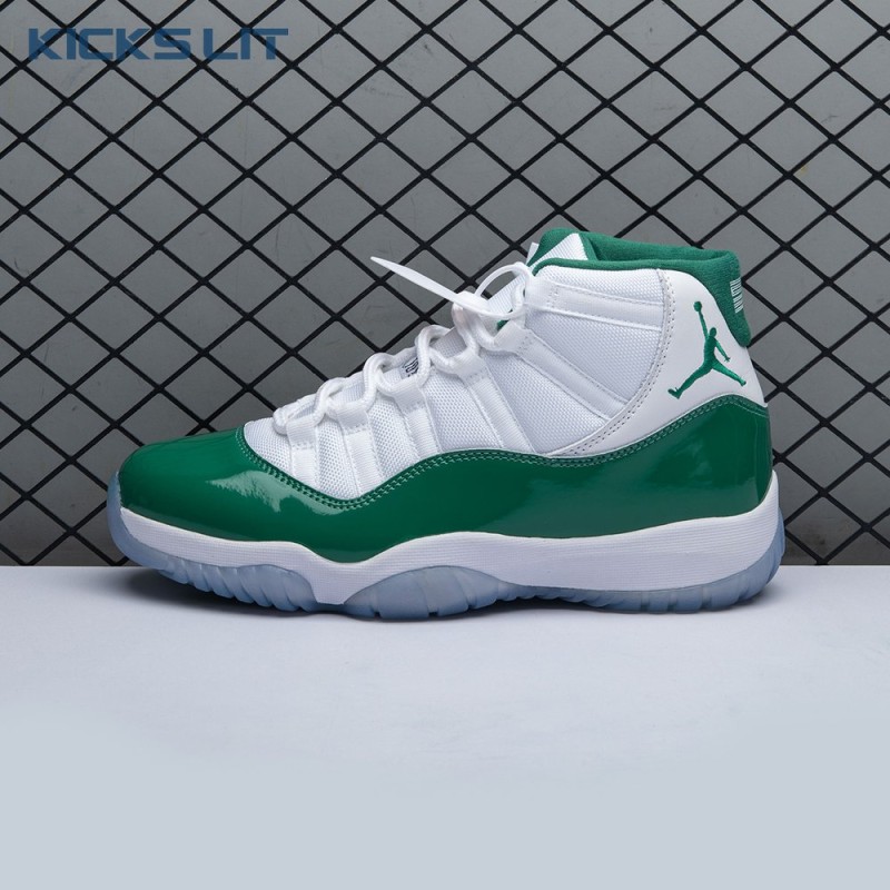 Jordan 11 Retro White Green CT8012-113 Men's Jordan 11 Retro White Green CT8012-113 Men's