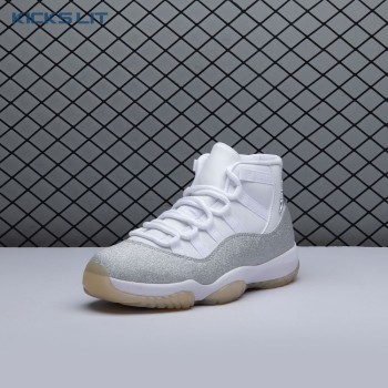 Jordan 11 Retro White Metallic Silver AR0715-100 Unisex Jordan 11 Retro White Metallic Silver AR0715-100 Unisex