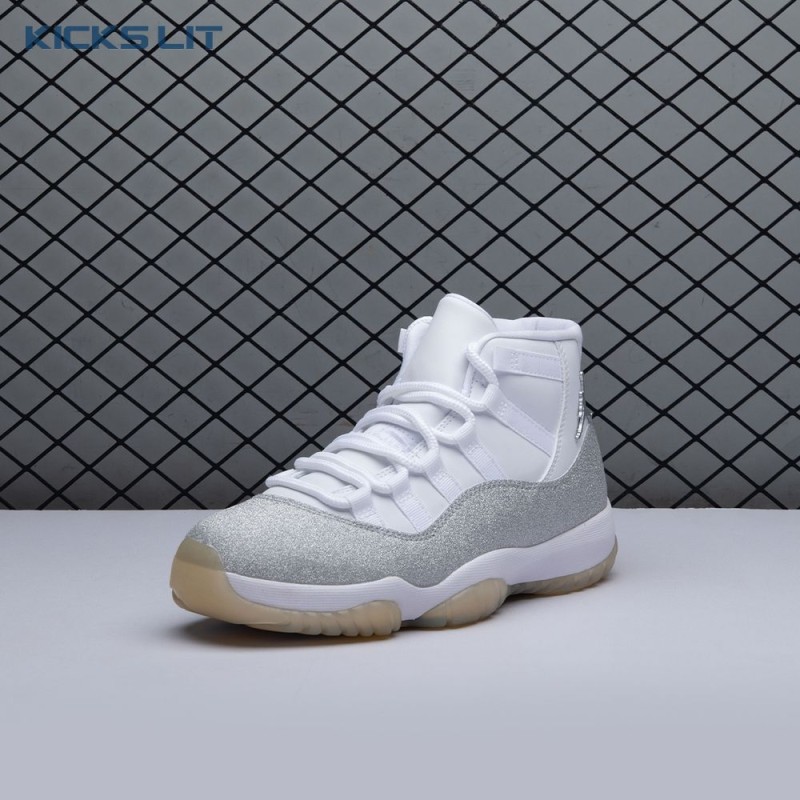 Jordan 11 Retro White Metallic Silver AR0715-100 Unisex Jordan 11 Retro White Metallic Silver AR0715-100 Unisex