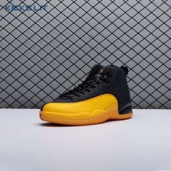 Jordan 12 Retro Black University Gold 130690-070 Men's