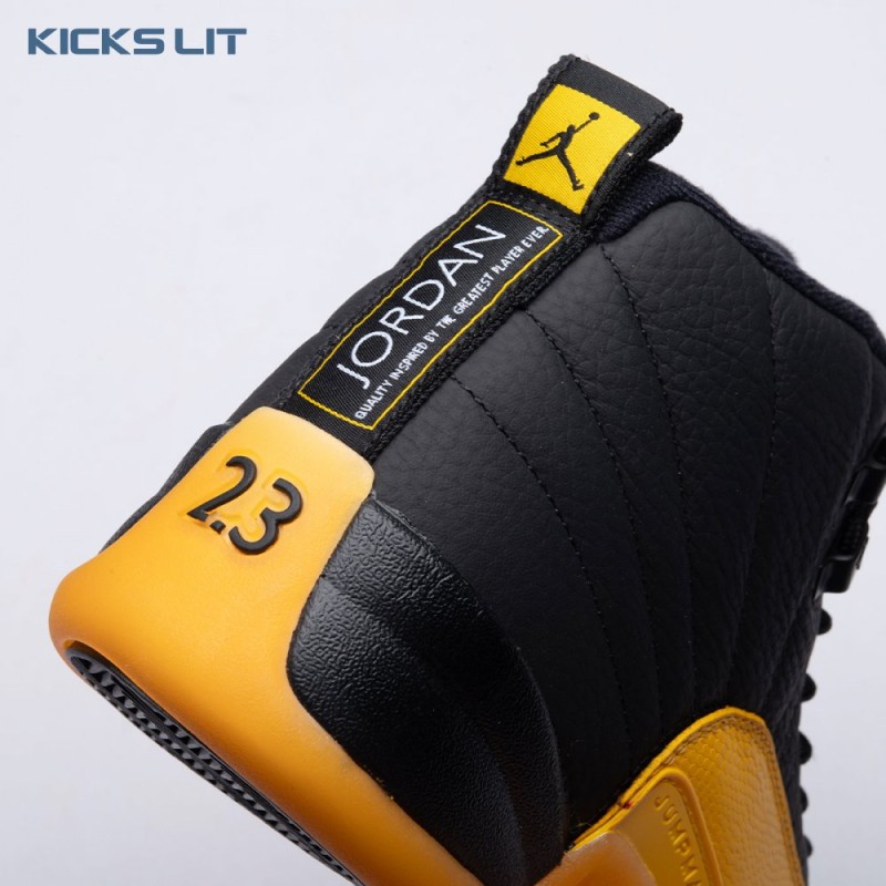 Jordan 12 Retro Black University Gold 130690-070 Men's Jordan 12 Retro Black University Gold 130690-070 Men's