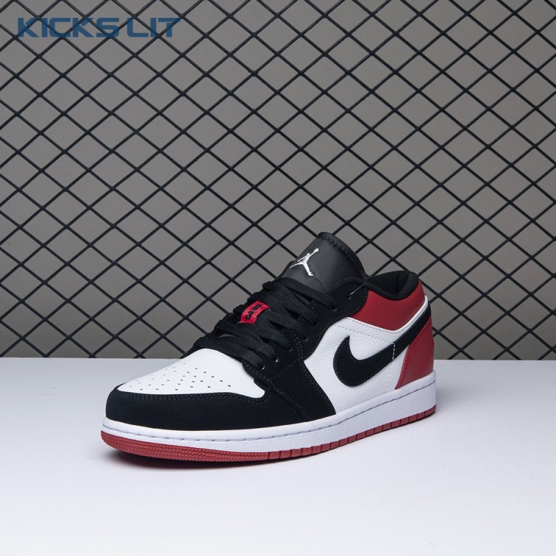 Jordan 1 Low Black Toe 553558-116 Unisex Jordan 1 Low Black Toe 553558-116 Unisex
