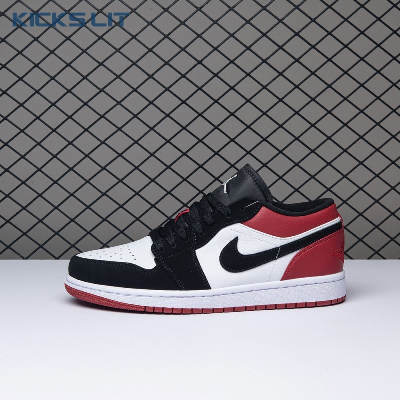 Jordan 1 Low Black Toe 553558-116 Unisex Jordan 1 Low Black Toe 553558-116 Unisex