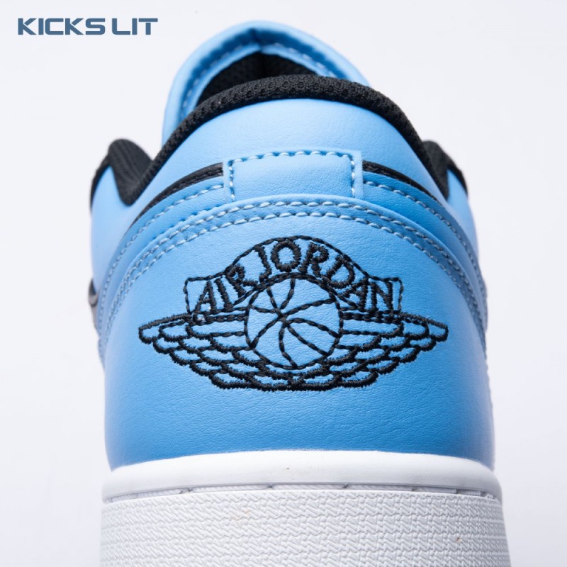 Jordan 1 Low Black University Blue 553558-041 Unisex Jordan 1 Low Black University Blue 553558-041 Unisex