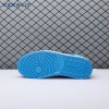 Jordan 1 Low Black University Blue 553558-041 Unisex