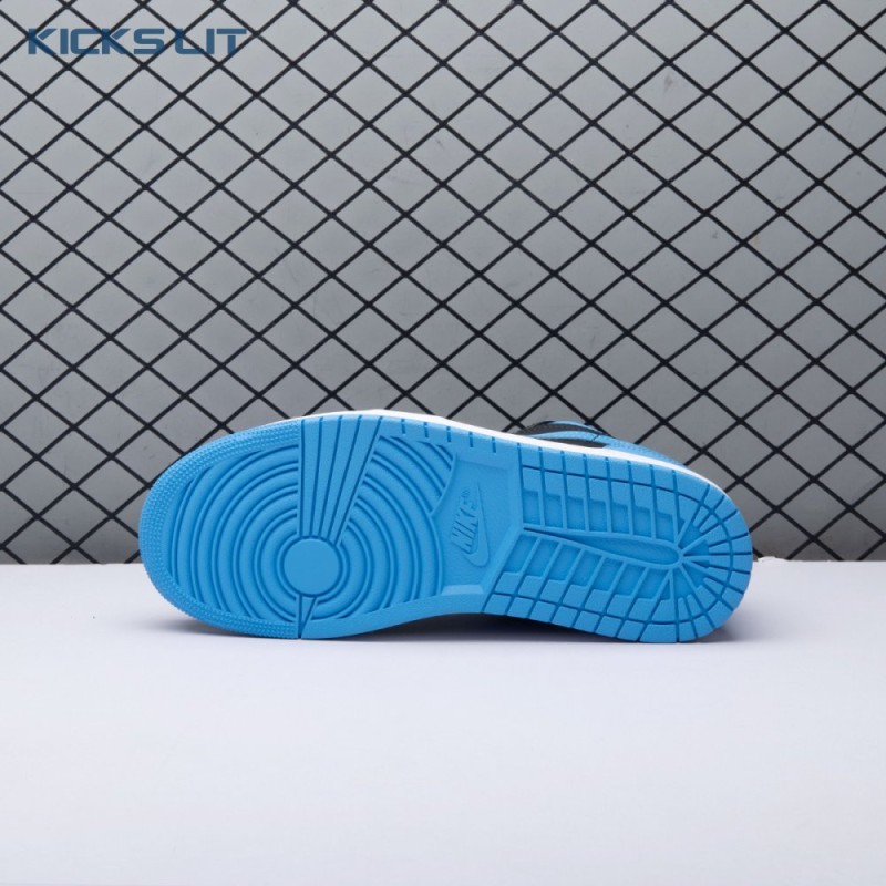 Jordan 1 Low Black University Blue 553558-041 Unisex Jordan 1 Low Black University Blue 553558-041 Unisex