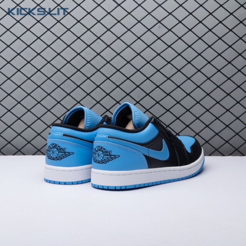 Jordan 1 Low Black University Blue 553558-041 Unisex Jordan 1 Low Black University Blue 553558-041 Unisex