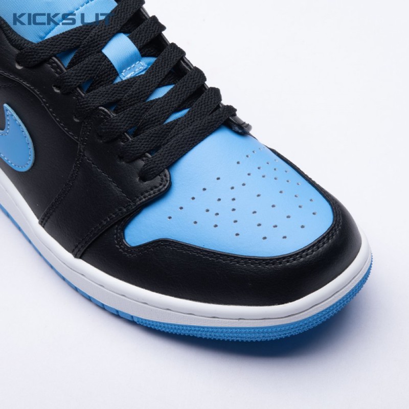 Jordan 1 Low Black University Blue 553558-041 Unisex Jordan 1 Low Black University Blue 553558-041 Unisex