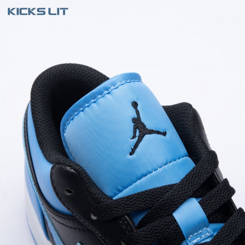 Jordan 1 Low Black University Blue 553558-041 Unisex Jordan 1 Low Black University Blue 553558-041 Unisex