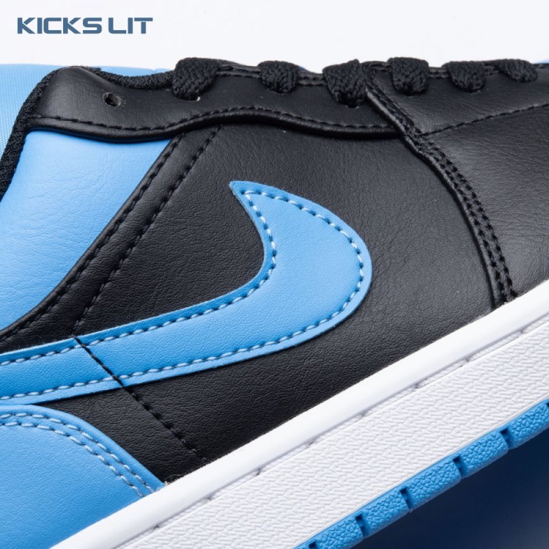 Jordan 1 Low Black University Blue 553558-041 Unisex Jordan 1 Low Black University Blue 553558-041 Unisex