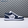 Jordan 1 Low Wolf Grey Midnight Navy 553558-141 Unisex