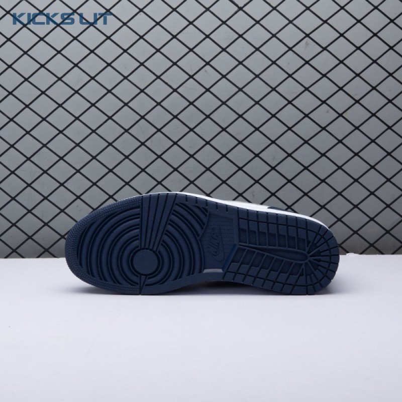 Jordan 1 Low Wolf Grey Midnight Navy 553558-141 Unisex Jordan 1 Low Wolf Grey Midnight Navy 553558-141 Unisex