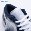 Jordan 1 Low Wolf Grey Midnight Navy 553558-141 Unisex