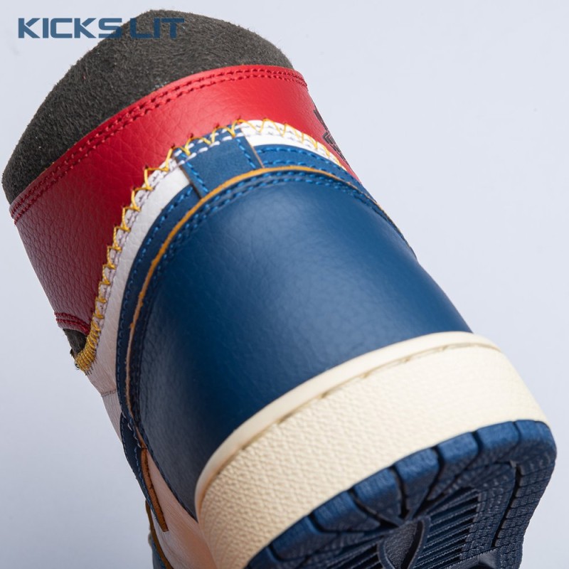 Jordan 1 Retro High Union Los Angeles Blue Toe Men's Jordan 1 Retro High Union Los Angeles Blue Toe Men's