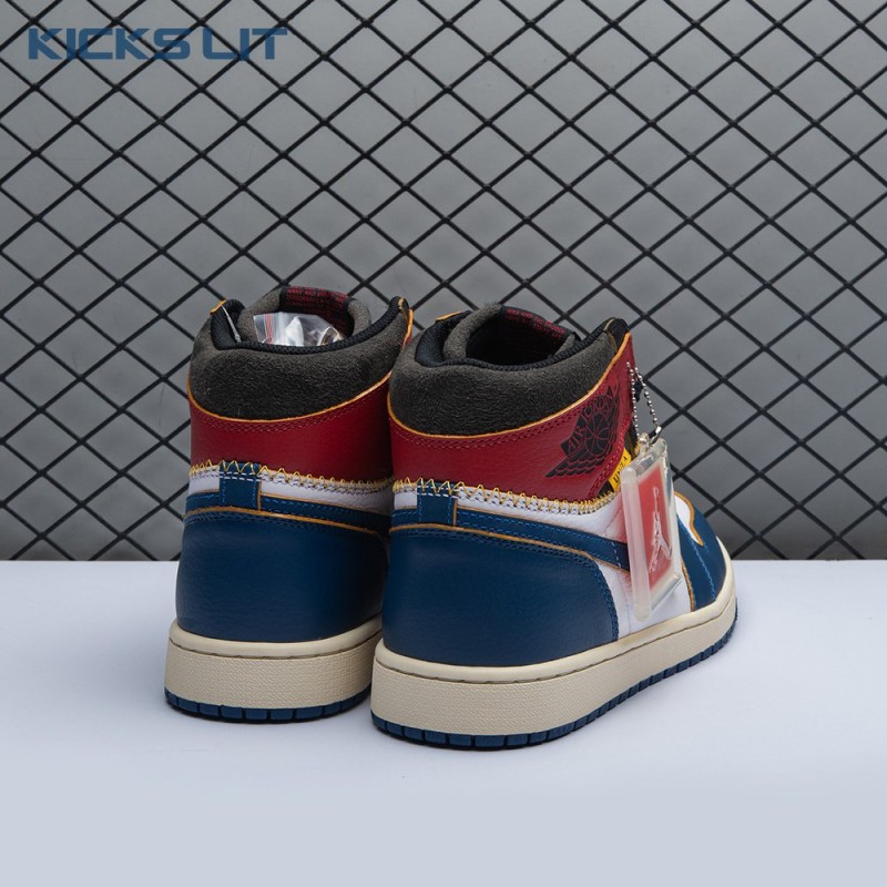 Jordan 1 Retro High Union Los Angeles Blue Toe Men's Jordan 1 Retro High Union Los Angeles Blue Toe Men's
