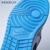 Jordan 1 Retro High White University Blue Black Unisex