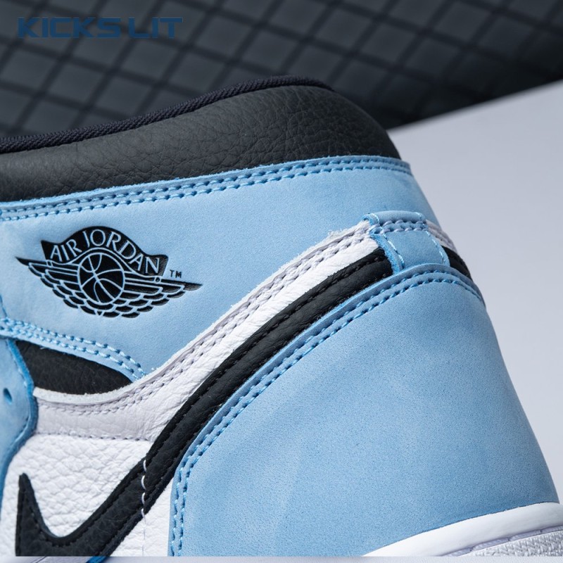 Jordan 1 Retro High White University Blue Black Unisex Jordan 1 Retro High White University Blue Black Unisex
